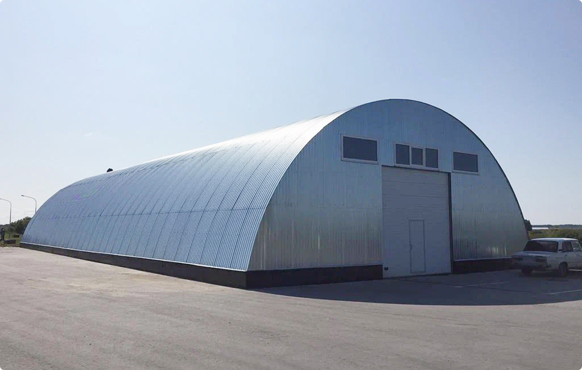 Арочные ангары под ключ в Ростове