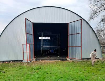 Строительство арочных ангаров