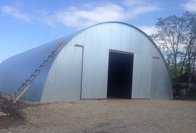 Строительство арочных ангаров