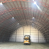 Строительство арочного ангара в г.Крымск